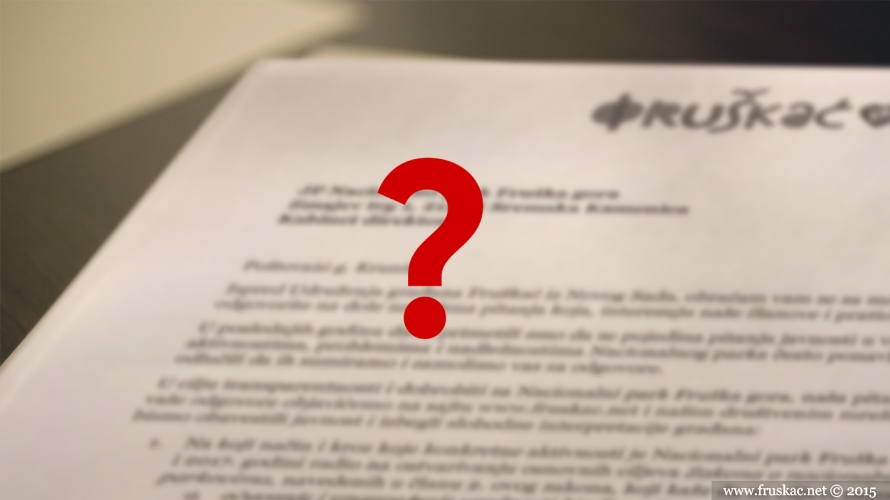 News - Postavili smo direktoru NP Fruška gora par nezgodnih pitanja!