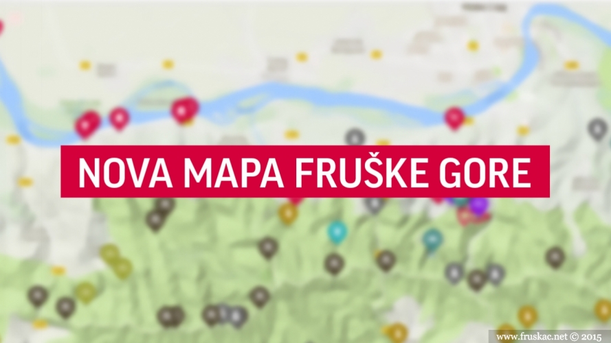 News - Nova mapa Fruške gore